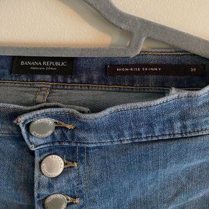 Banana Republic High-Rise Skinny Jeans Size 29
